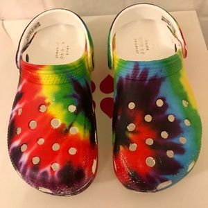 Crocs Kids' Classic Tie Dye Clog